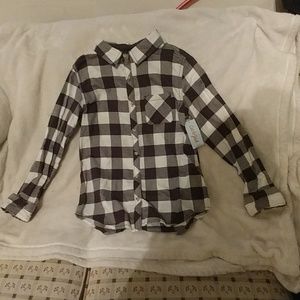 Boy's Long Sleeve Flannel Shirt